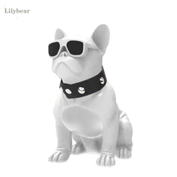 2025 Portable Full Frequency Wireless Bluetooth Speaker Mini French Bulldog Subwoofer Multipurpose Outdoor Wireless Bass Speaker