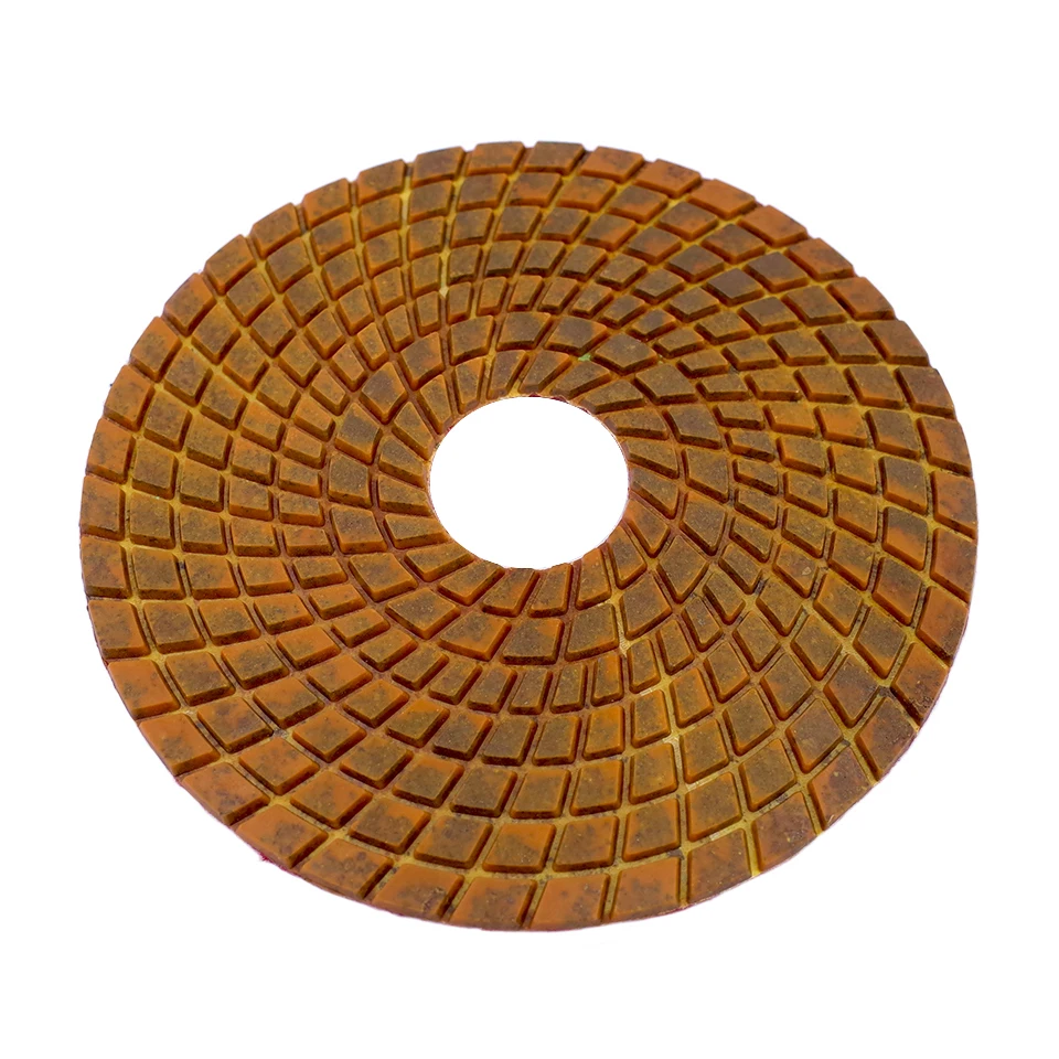Imagem -05 - Rijilei Polegada Cobre Bond Diamante Polimento Almofadas 200 mm Molhado Renovar Piso Polimento Almofada para Granito Mármore Piso Concreto