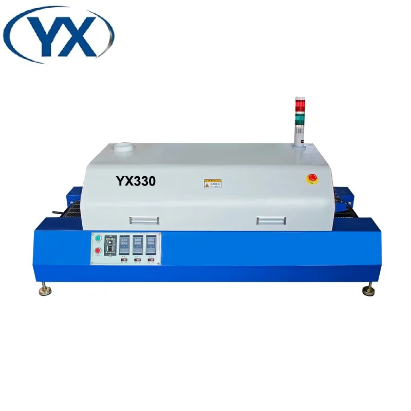 

2021 New Moderate Price Reflow Soldering Oven Machine YX330 with3 Temperature Zone Pick and Place Production Assembly Line