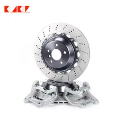 KLAKLE Upgrade Brake System 325x10MM Brake Disc Bracket Bell 17 Inches Rear Wheel Size For Honda Civic8th Type R FN2 2009
