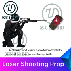 ZUIDID escape room props Laser Shooting Prop hits the number of times the difficulty level is set to unlock escape game