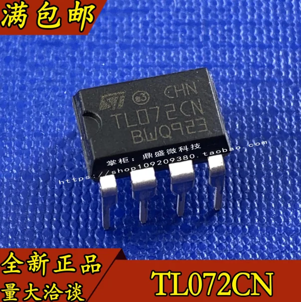 Mxy 10PCS TL072CP DIP8 TL072 DIP TL072CN DIP-8 neu und original IC