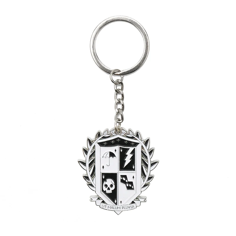 Fantasy American Drama Umbrella Academy Necklace The Umbrella Academy Badge Pendant Necklace Bead Chain Women Men Jewelry Gift