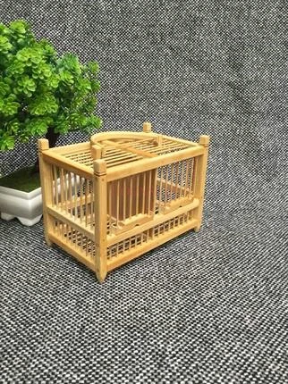 old children refined 2020 cage Two Grids Of Pure Handmade Bamboo Natural Cages Insects Old Children Refined 2020