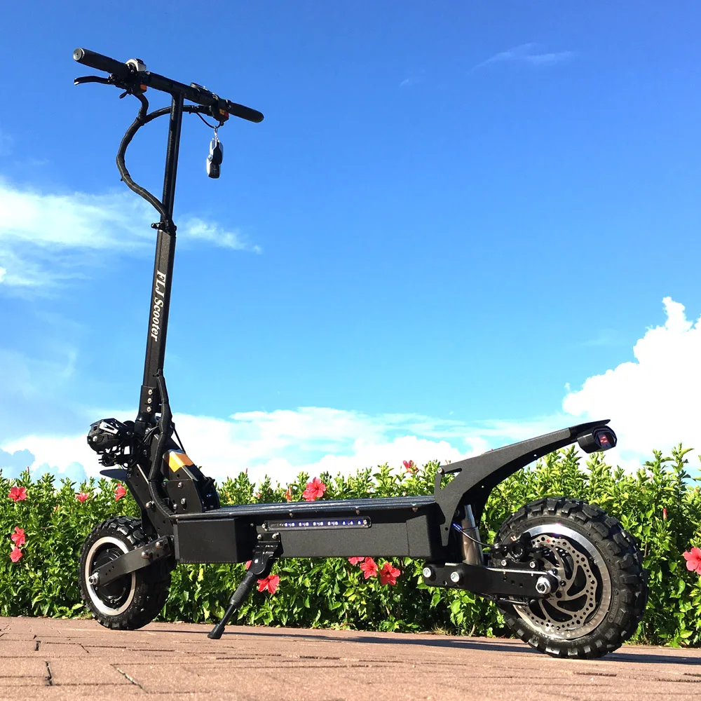 EU Stock 5600W Dual motor Electric Scooter with 80-130kms Range off Road or On road Foldable adults double Engine kick scooter