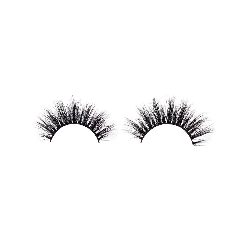 LEHUAMAO MIAMI 3D Mink Lashes Reusable False Lash Effect Fluttery Fullbody Wispy Eyelashes Volume Medium Shape Round Length 16mm