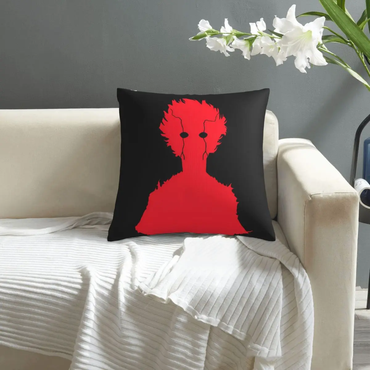 Mob Psycho 100 pillowcase printed cushion cover sofa waist pillow pillow cover