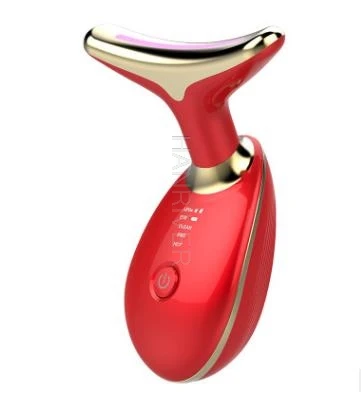 

EMS Thermal Neck Lifting and Tighten Massager Electric Micro-current Wrinkle Remover LED Photon Face Beauty Device for Woman