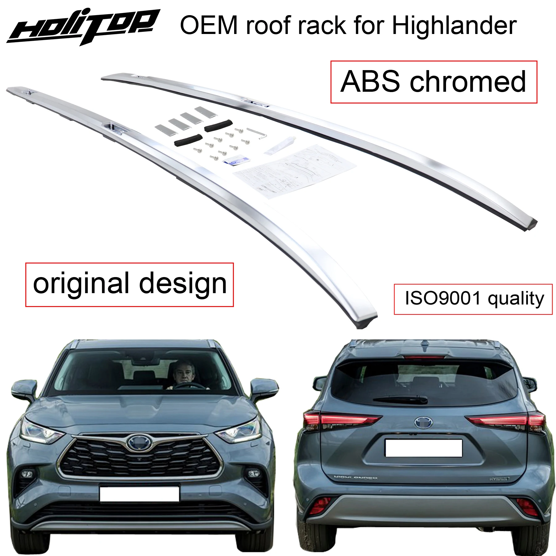 New Arrival roof rack bar roof rail for Toyota Highlander XU70 2021 2022,original model,ISO9001 quality,from famous manufacturer