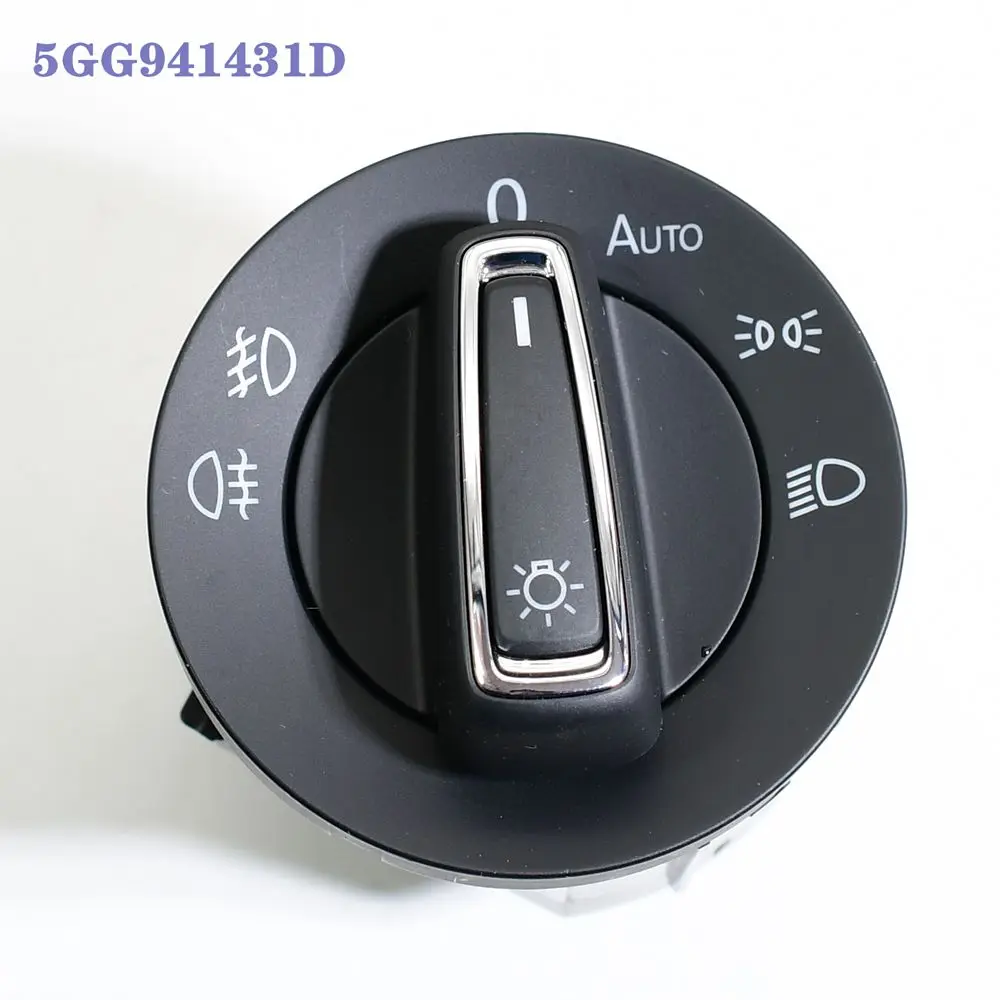 High quality and common Chrome Headlight Switch Control+Rain sensor Fit For Golf MK7 5GG 941 431 D 5GG941431D