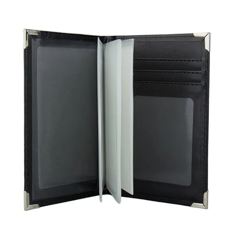 PU Leather Paspoort Cover Case Car Driving Documents Business Credit Card Holder Purse Travel Passport Holder Driver Licens Bag image 4