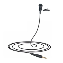 Professional ME4 Cardioid Instrument Recording Lavalier Lapel Clip-On Live Microphone with 6m Wire 3.5mm Stereo Jack