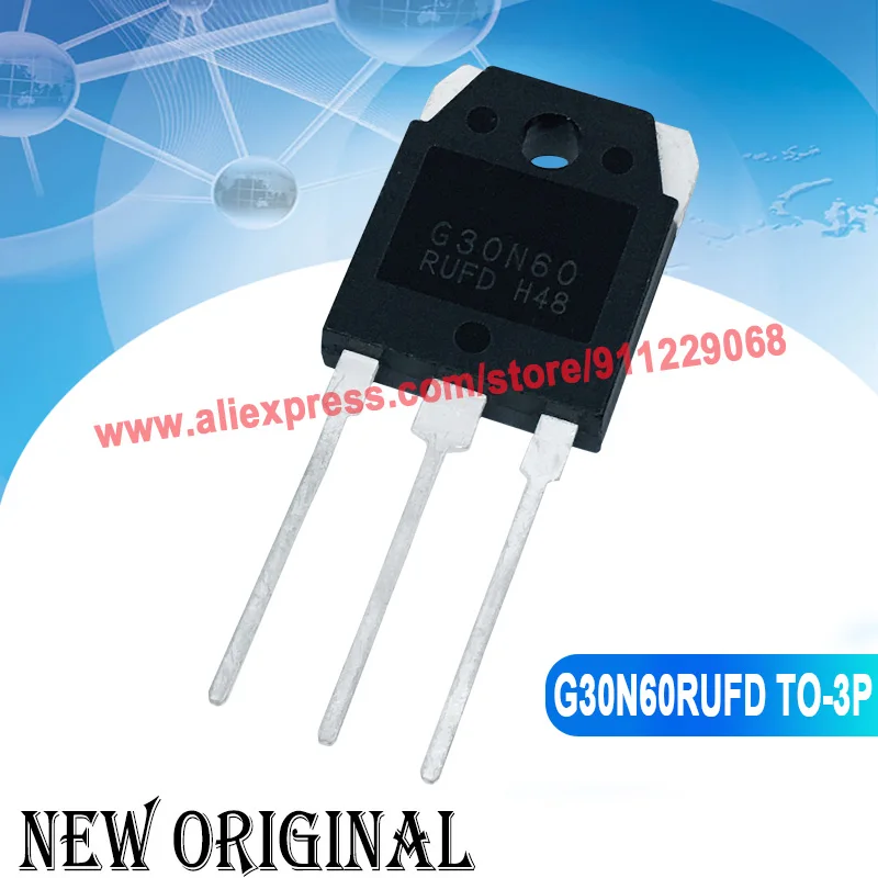 (5 Pieces) G30N60RUFD  TO-3P / RJH3349 / FQA9N90C 9N90C / TIP36C  TO-3P / 2SK725 500V 15A TO-3P