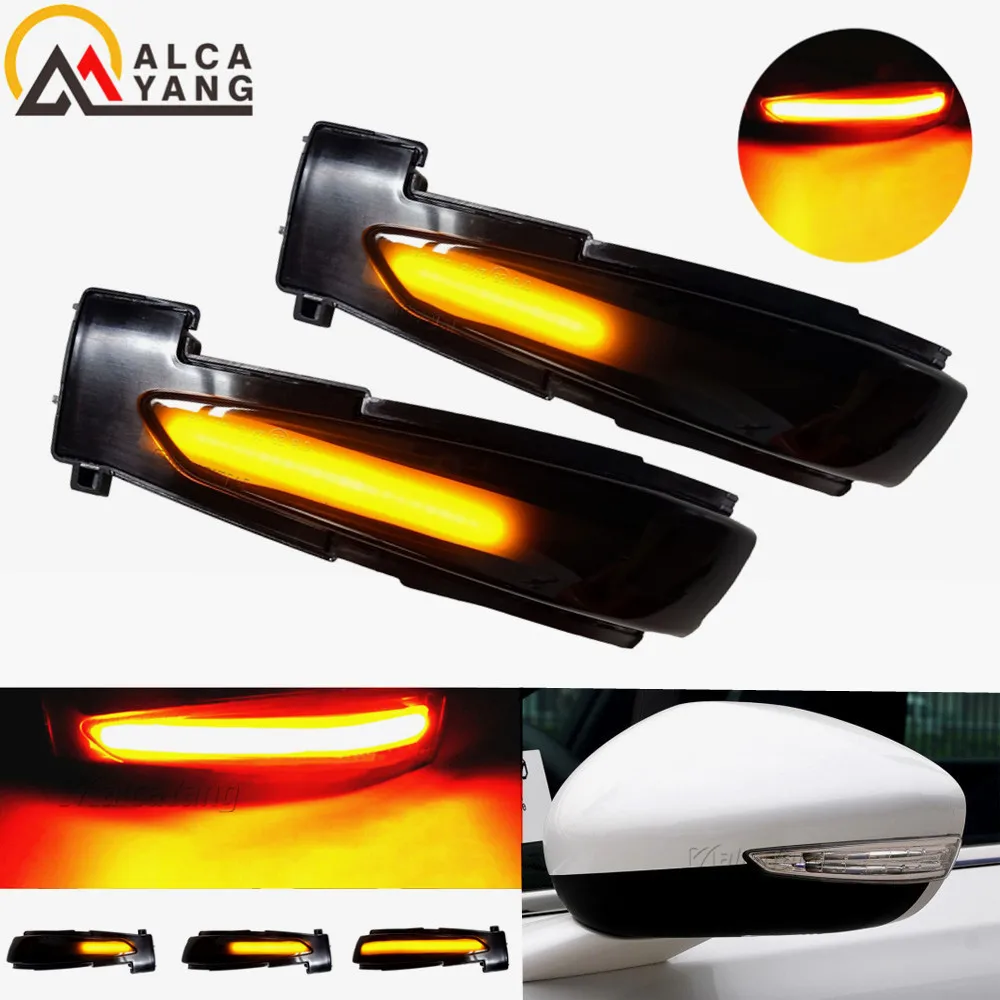 2Pcs Sequential Flashing Lamp For Peugeot 508 SW 2010-2017 LED Dynamic Turn Signal Light For Citroen DS5 C4 Grand Picasso II