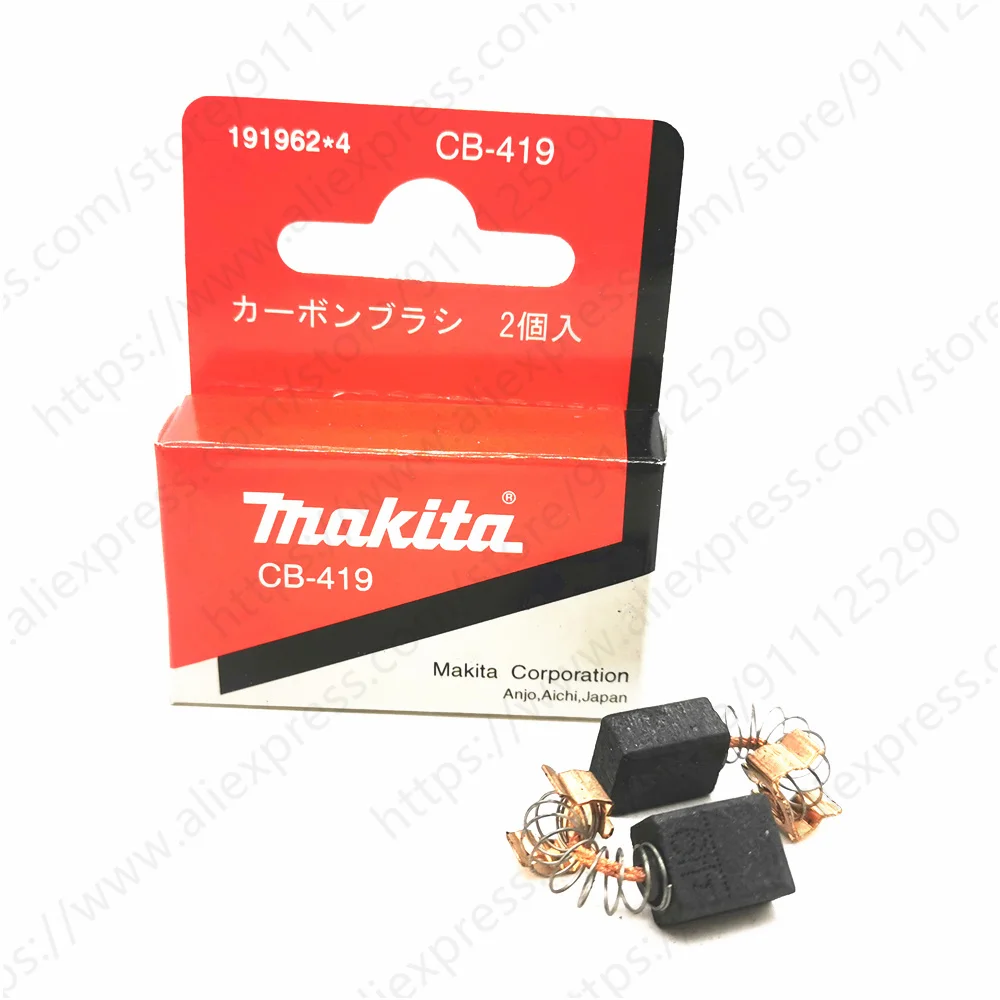 MAKITA – brosses en carbone pour HR2410, hr240, HR2450, HR2453, HP1630, JS1300, MT920, MT924, TD0100, CB-419, 191962, 4