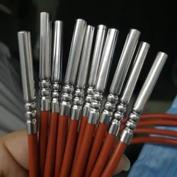 -100~+200'C 3 wire type PT100 thermocouple waterproof temperature probe high temperature thermocouple sensor with silicon cable