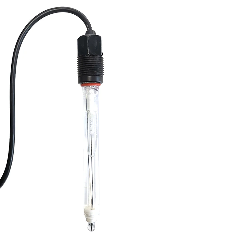 Industrial Glass pH electrode sensor probe Corrosion resistant long time real time monitoring job Cable 5m