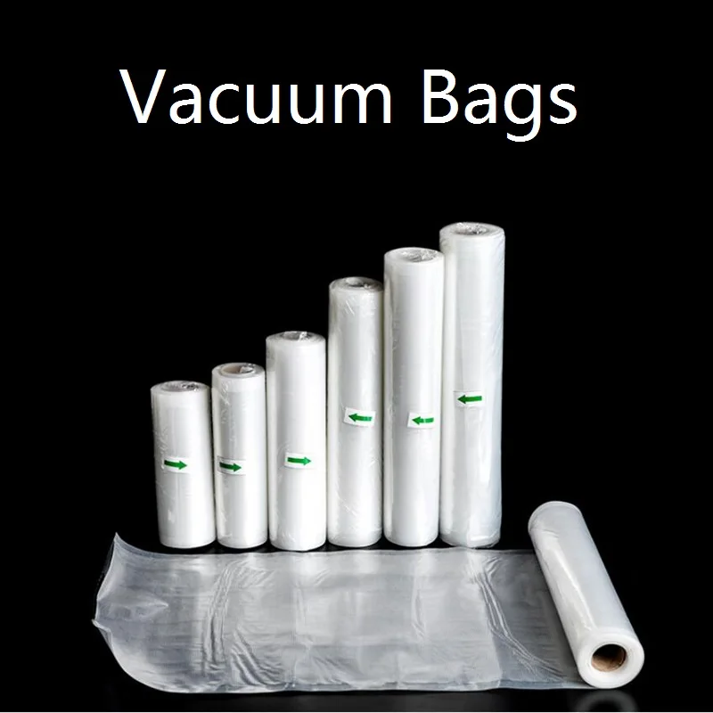 Пакеты для вакуумной упаковки, 15/20/25 см х 500 см, 1 рулон