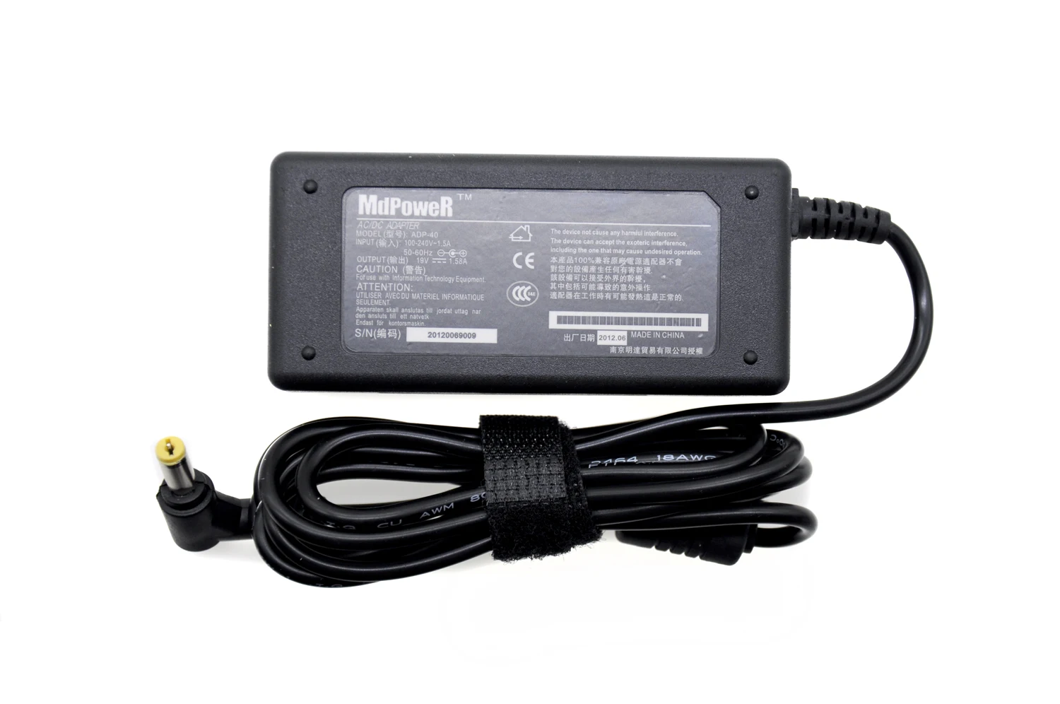 19V 1.58A FOR ACER LCD monitor AC adapter Power supply S220HQL G196WL S190WL G206HQL S242HL G236HL S235HL G227HQL S200HQL V195WL