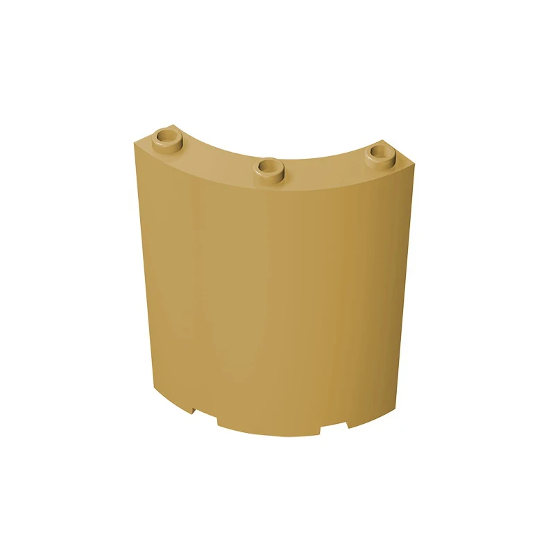 Building Blocks Technicalalal DIY 4x4x6 curved wall panel 1 PCS  Parts  MOC Creativity Educational toy for children 30562 46361