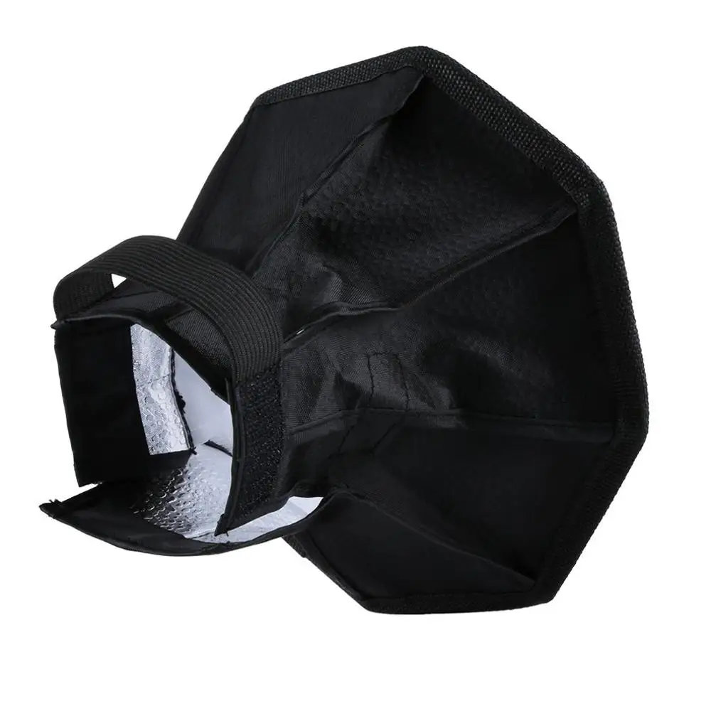 20cm Universal Octangle Style Foldable Flash Light Diffuser Octagon Speedlight Diffuser Softbox Soft Box For Canon For Nikon