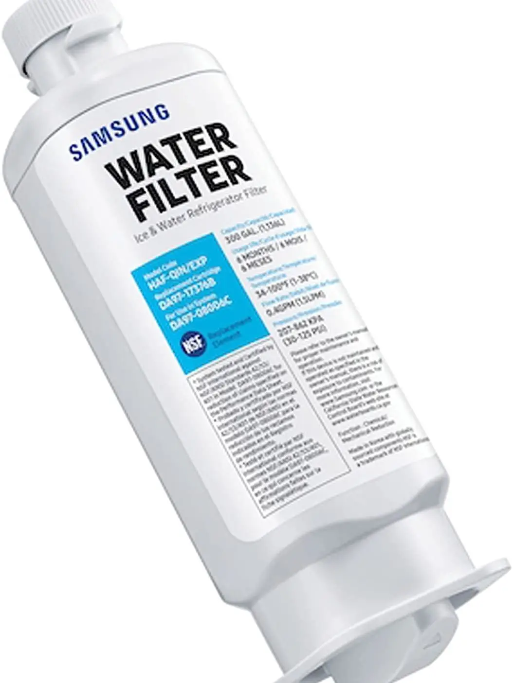 Замените фильтр для воды в холодильнике Samsung DA97-17376B, HAF-QIN/exp, 5 шт.