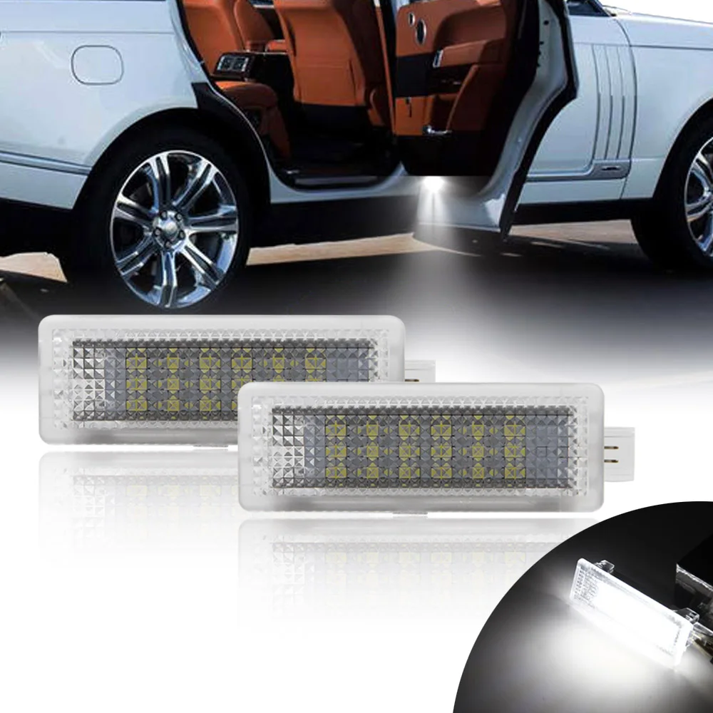 

2PCS LED Courtesy Footwell Under Door Light No Error for Range Rover/sport Discovery Land rover Evoque LR2 LR3 LR4 Car Lamps