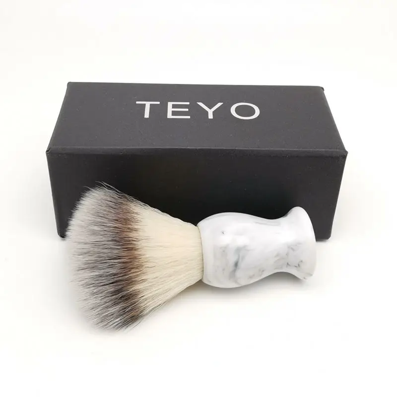 

TEYO Landscape Pattern Nylon Shaving Brush With Gift Box Perfect for Man Wet Shave Cream Razor