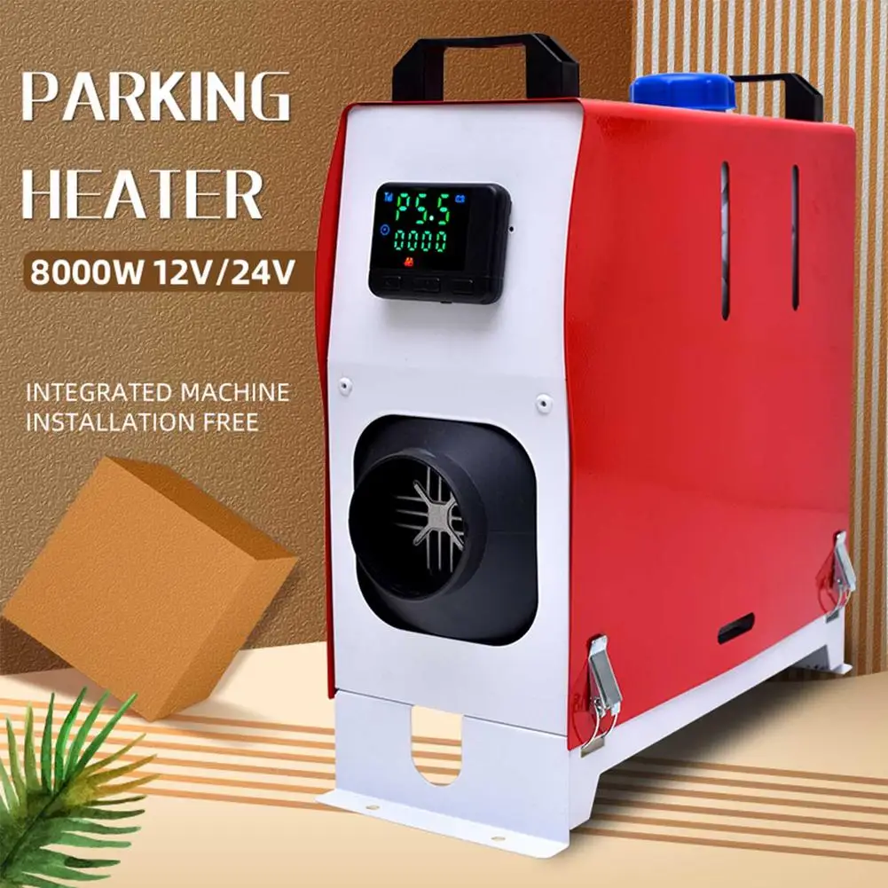 Car Heater 12/24V 5/8KW Universal All InDiesel Fuel Air Parking Heater LCD Monitor For Trucks/Motor-home/Boats/Camper Van