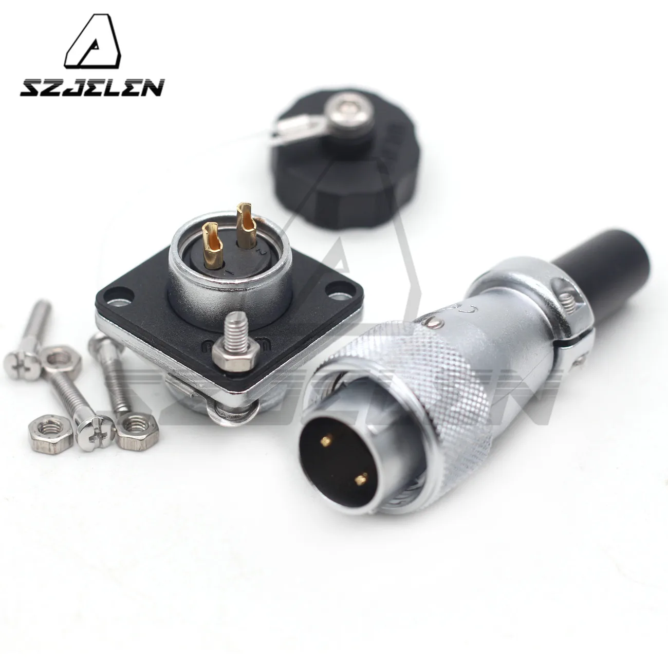 WEIPU-WS16 - 2 3 4 5 7 9 10-Pin Male Plug Connector, Waterproof Metal Female Socket Connector,