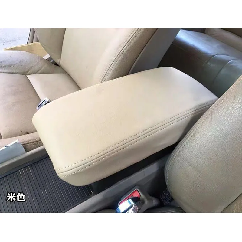 Car PU Leather Armrest Box Cover Center Console Arm Rest Covers for Honda/Civic 8th Gen 2006 2007 2008 2009 2011