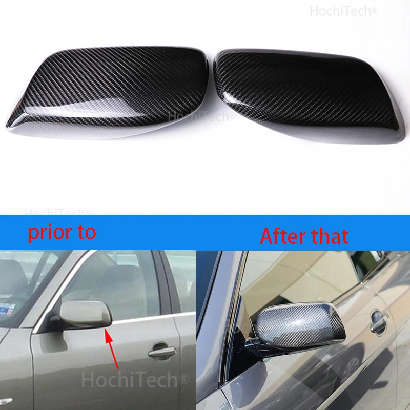 

For BMW 5 series E60 E61 BMW 6 series E63 645Ci 630i 650i E64 Real carbon fiber mirror cover mirror decoration accessories