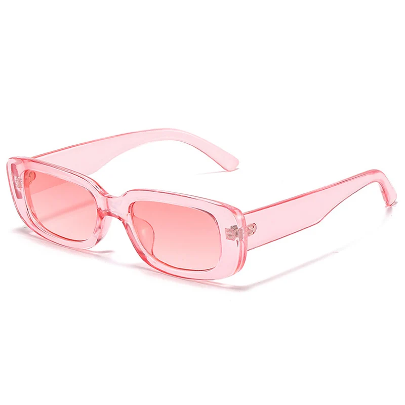 OEC CPO Kleine Vierkante Zonnebril Vrouwen Plastic Frame Oranje Gradiënt Zonnebril Vrouwelijke Trendy Merk Designer Brillen UV400