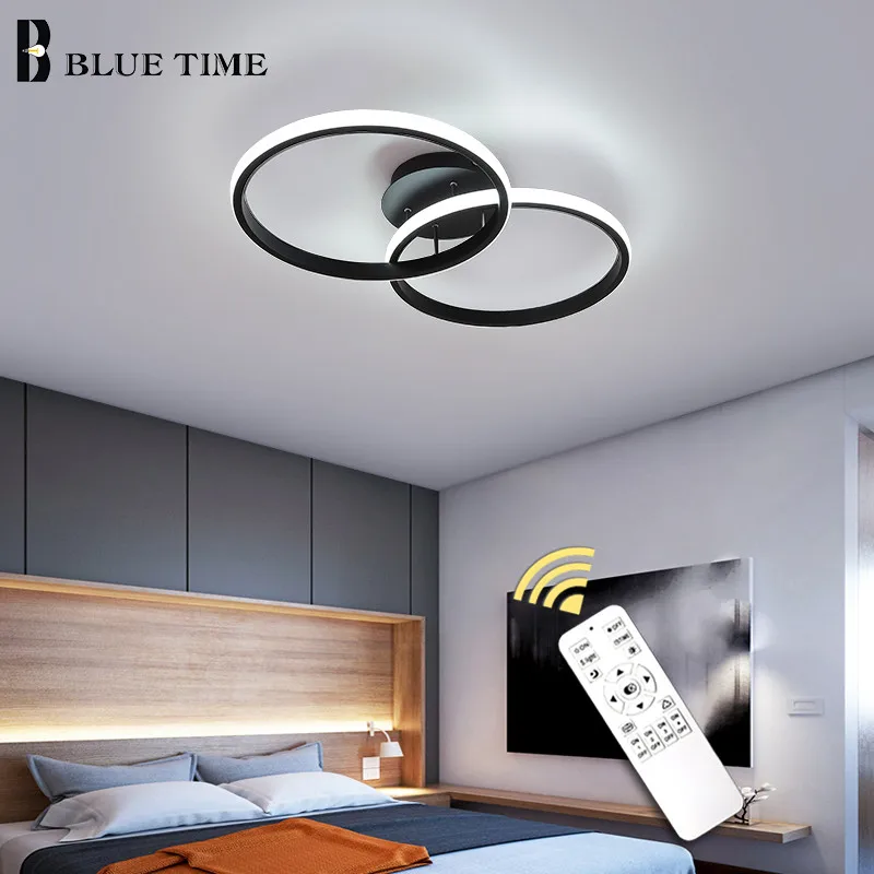 

Modern Circle Rings Ceiling Lamp Home Bedroom Lighting Indoor Living Dining Room Kitchen LED Decoration Lustre Minimalist Lamps