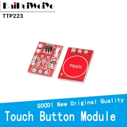 10PCS NEW TTP223 Touch Button Module Capacitor Type Single Channel Self Locking Touch Switch Sensor