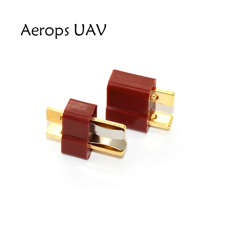 

Aerops 20PCS 10Pairs T Plug Deans Connectors For RC LiPo Battery Helicopter Male Connector Assortment Kit