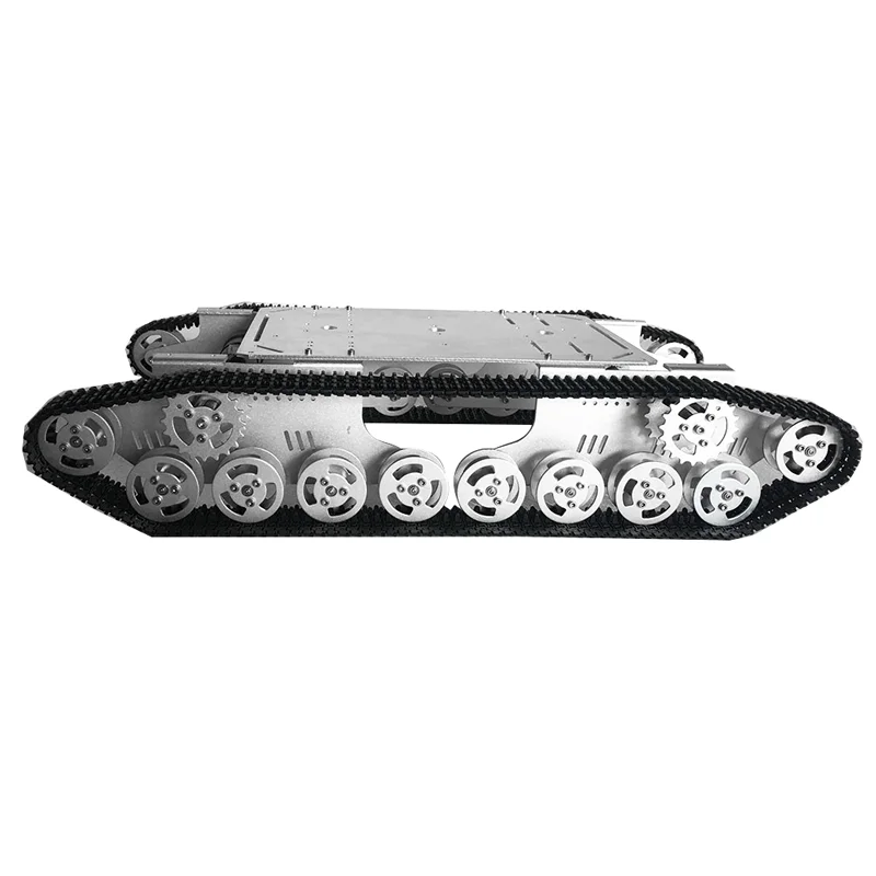 Wifi Control Metal Tank Chassis Handle Control 4-motor Robot Crawler Track Chain Car Vehicle Mobile Platform Heavy Load T800