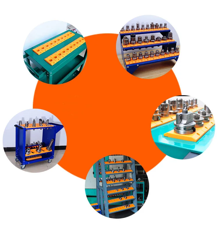 10pcs/SET chuck holder base ISO30 BT30 BT40 BT50 tool holder sleeve collecting box tool set plastic case ABS