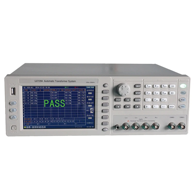 U2729 Automatic Transformer Test System 20hz-200khz Transformer Parameter Scanning Tester 20Pin Comprehensive Tester