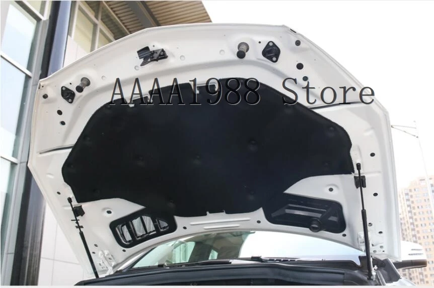 2012-2018 Hood Engine Sound Heat Insulation Cotton Pad Soundproof Mat Cover For Mercedes Benz GLE W166 view 3