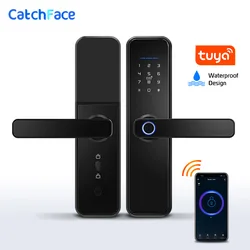 Tuya Smart Fingerprint Door Lock  Safe Digital Electronic Lock With WiFi APP Password RFID Unlock  For Home Security