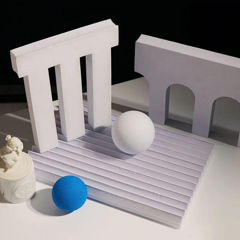 INS foto geometria cubo puntelli cosmetici di bellezza pendolo espositore fotografia puntelli tiro sfondo puntelli