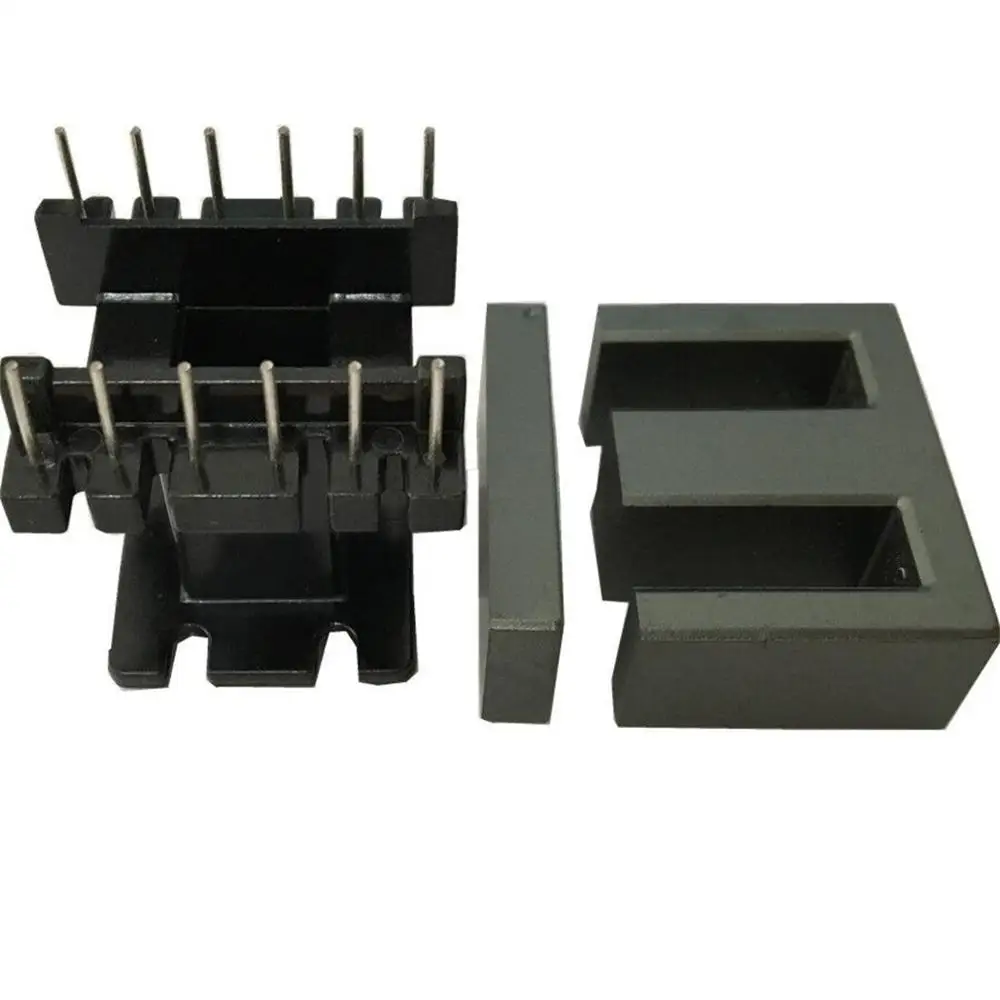 EI33 12pin EI Transformer Core EI33 with 6+6pin Bobbin Inductor Ferrite Core Chokes Ferrite Bead ,50sets/lot