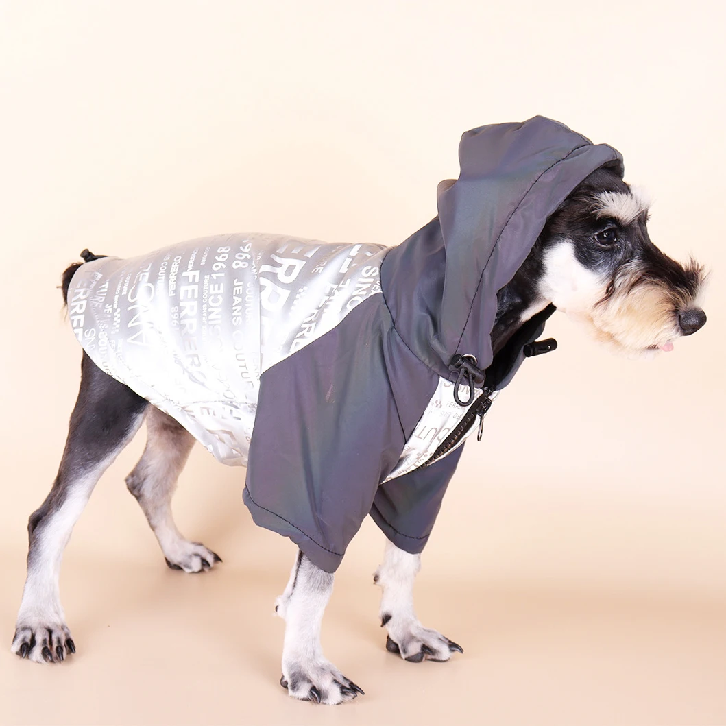 Reflective Pet Dog Clothes Winter Warm Coat Waterproof Pet Jacket Dog Cat Coat Clothes for Small Meidum Large Dogs
