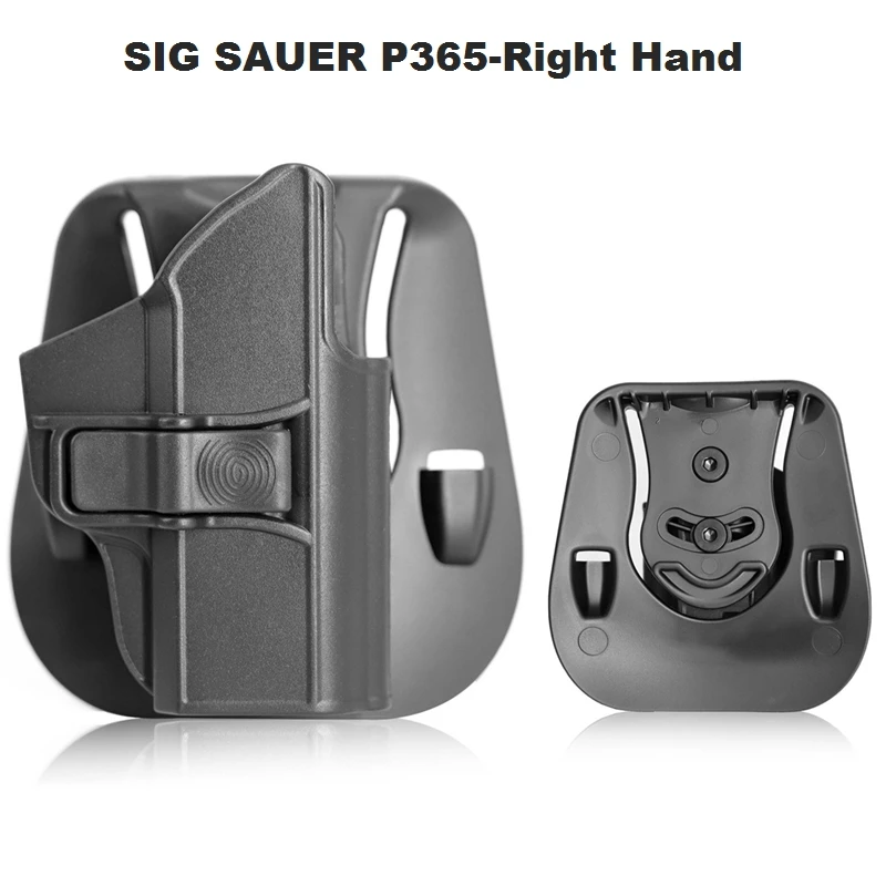 

P365 Holsters OWB Holster for P365 Micro-Compact Size 9mm Pistol Polymer Outside Waistband Carry Belt Holster