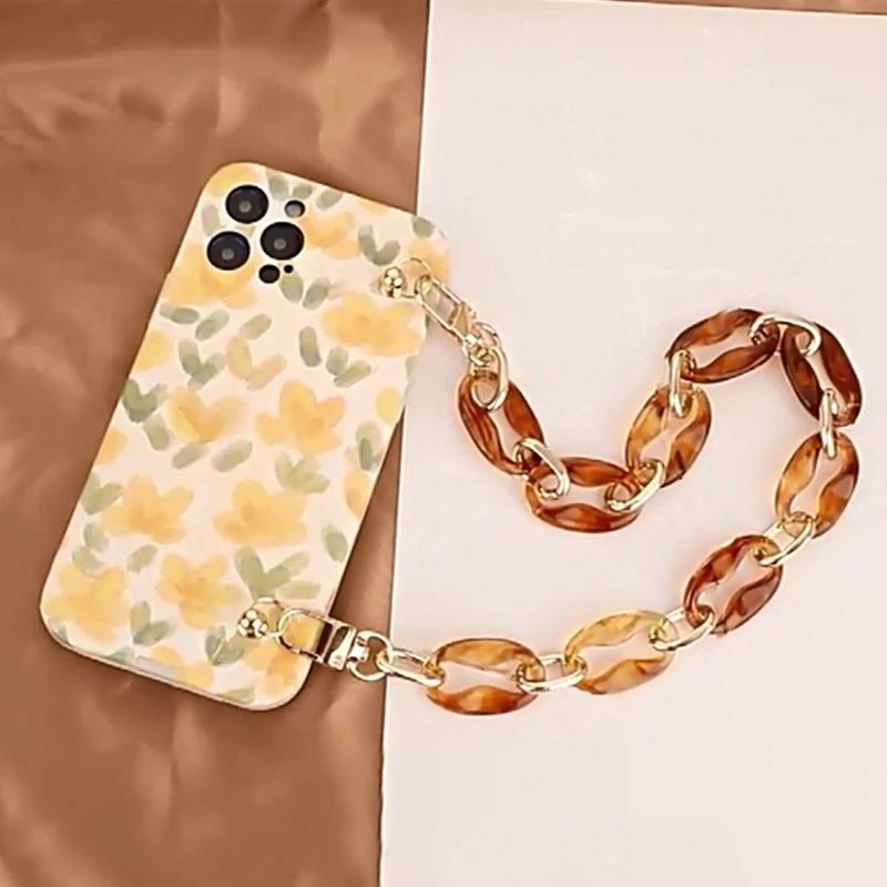 New 40/60cm Acrylic Handbag Chains Shoulder Bag Strap DIY purse Chain Resin Chains Handles Belt Parts Bag Accessories