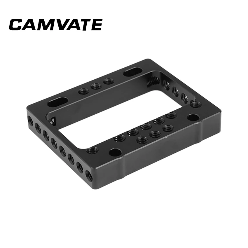 سبائك الألومنيوم CAMVATE لوحة الجبن مع 1/4 "-20 و 3/8"-16 تصاعد ثقوب موضوع مصممة للسينما الرقمية الحمراء DSMC2 كاميرا