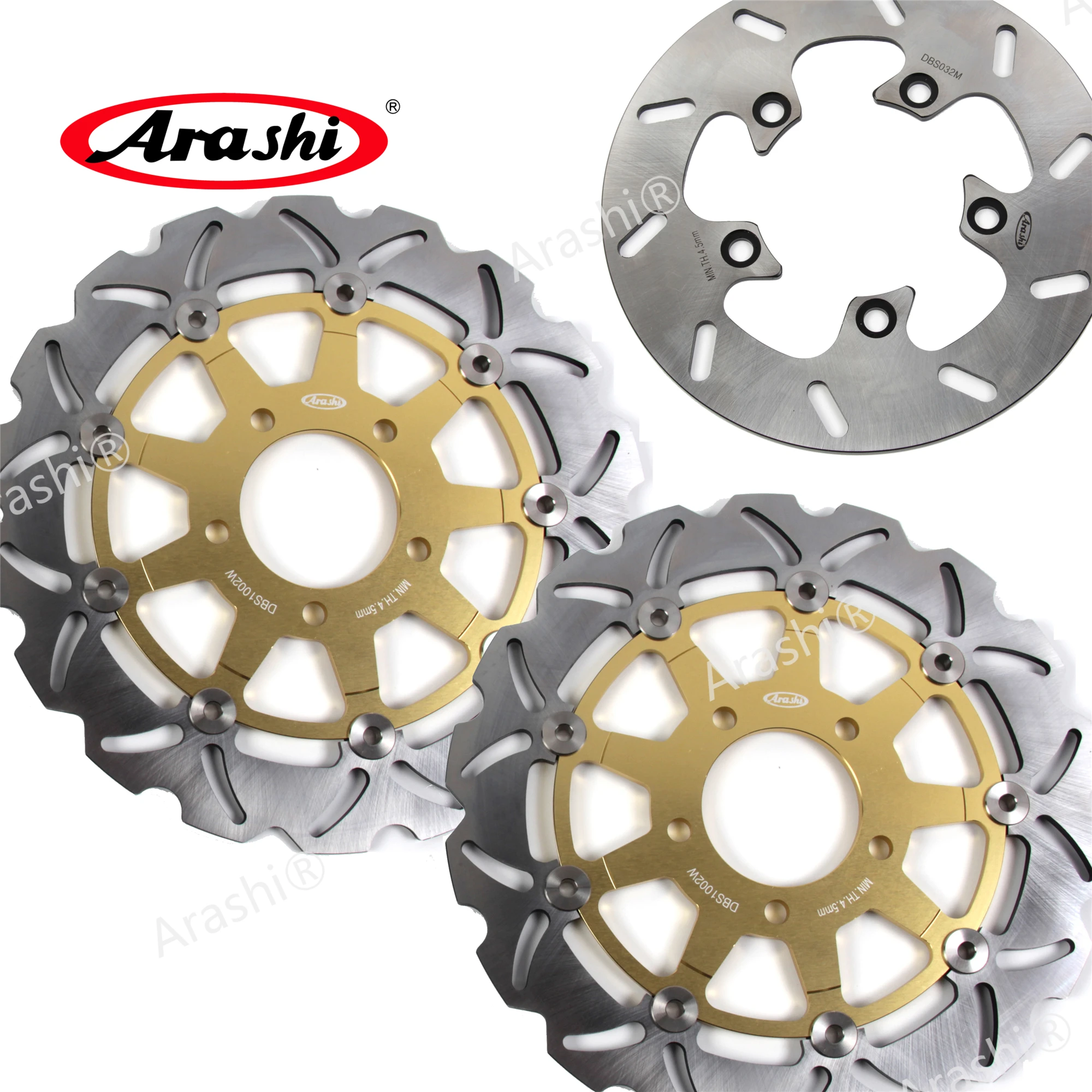 

ARASHI SV 650 / SV650S CNC Brake Rotors Disk Front Rear Discs For SUZUKI SV650 2003 2007 2008 2009 2010 / SV 650 S 2003-2009