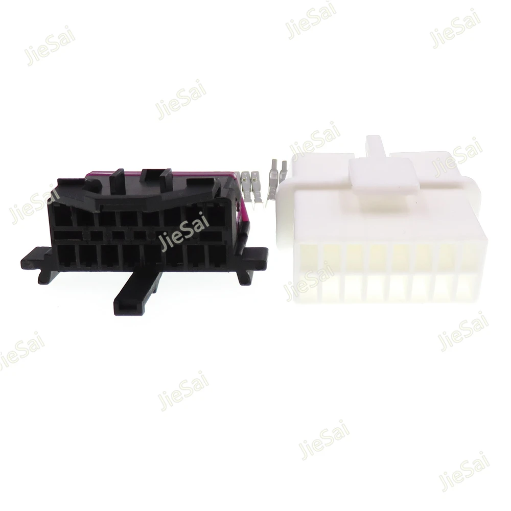 16 Pin 3A0972695A Automotive OBD Diagnostic Socket Auto Plug Wiring Harness Connector For VW Audi image 3