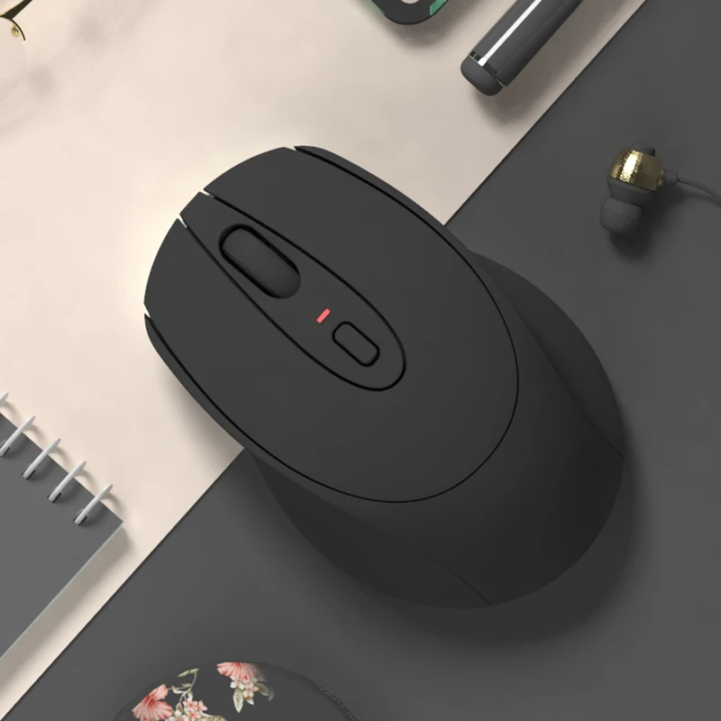 Mouse ergonômico sem fio bluetooth, Mouse de computador silencioso, Mouse PC portátil